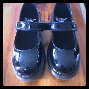 Dr. Martens Maccy Black Patent Mary Janes